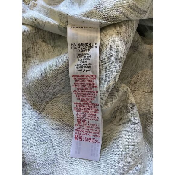 New Men's Disney World Spirit Jersey Linen Cotton Blend Size XL - Picture 10 of 11